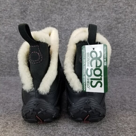 Merrell Sulis Black Leather Waterproof Insulated Winter Boots Women 7.5 DISCOLOR - Picture 9 of 12